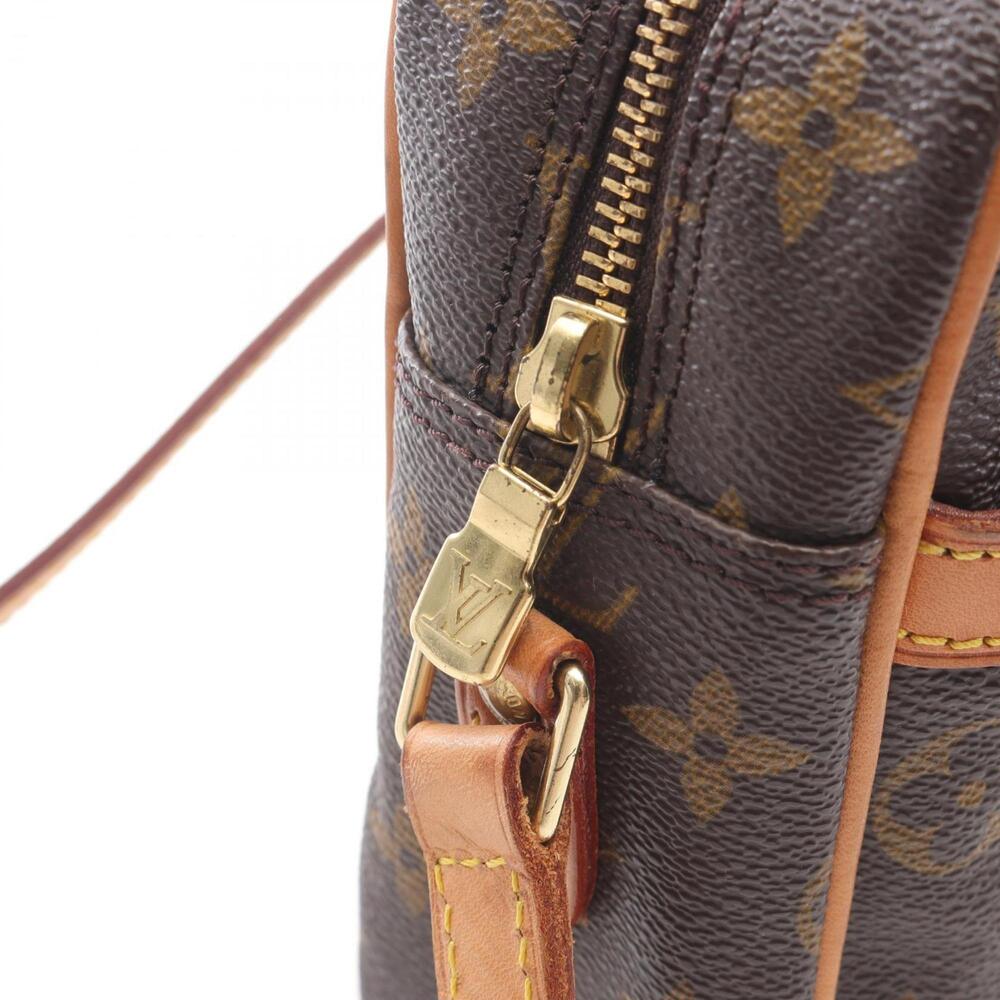 LOUIS VUITTON Authentic Brown Monogram Leather Shoulder Bag - Picture 11 of 11